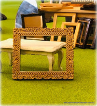 Dollhouse picture frame metal ornate