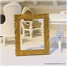 Dollhouse picture frame metal ornate