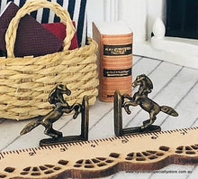 Horse Bookends - Antique style - Miniature