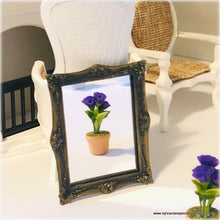 Dollhouse mirror aged antique style