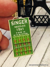 Dollhouse miniature Needle card sewing accessories