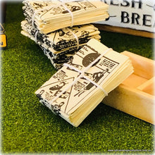 Newspapers Tied with String - Miniature