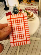 Red Tea Towel - Miniature