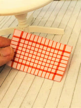 Red Tea Towel - Miniature