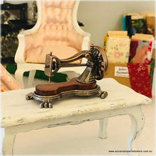 Dollhouse miniature vintage style sewing machine