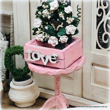 Shabby Chic Pink Crate - Miniature
