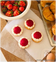 Jam Tarts x 4 - Miniature