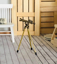 Dollhouse miniature telescope astronomy study