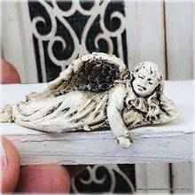 Dollhouse Miniature Angel Cherub Shelf Sitter ornament