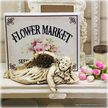 Dollhouse Miniature Angel Cherub Shelf Sitter ornament