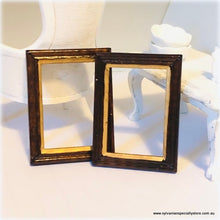 Dollhouse miniature picture frames wooden