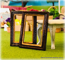 Dollhouse miniature picture frames wooden