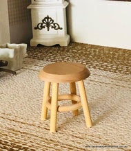 Wooden Stool - 3cm high - Miniature