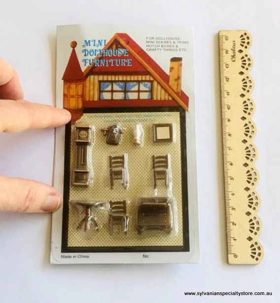 Dollhouse miniature 1:48 scale Dining Room
