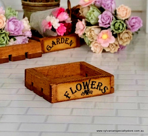 Flowers Crate - Miniature