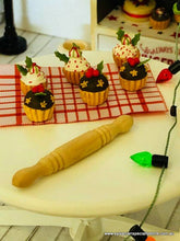 Dollhouse kitchen rolling pin Christmas