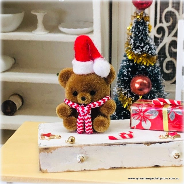 Christmas Bear - 3 cm high - Miniature