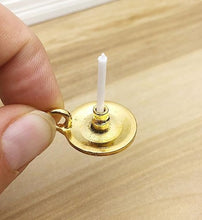 Dollshouse Miniature Wee Willie Winkie Candlestick and candle