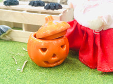 Sylvanian Families rabbit with Halloween cookie jar