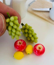 Fruit: Grapes, Apples, Lemons - Miniature