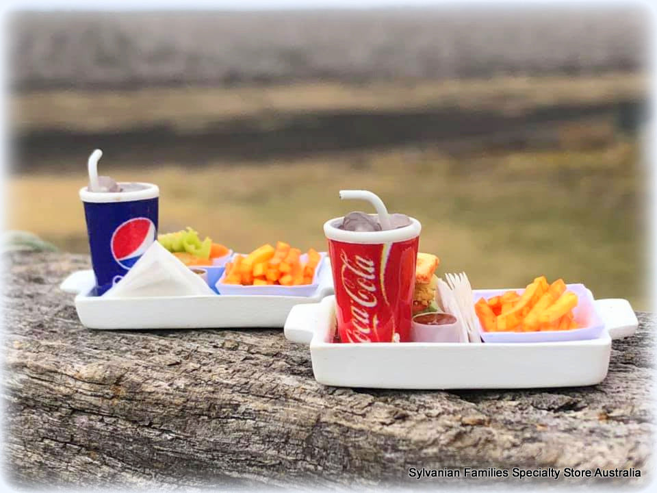 Miniature dollshouse fast food coca cola