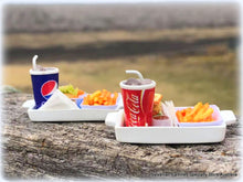 Miniature dollshouse fast food coca cola