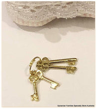 Dollshouse miniature brass keys Sylvanian Families