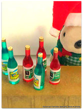 Sylvanian Blackberry rabbit bottles of wine