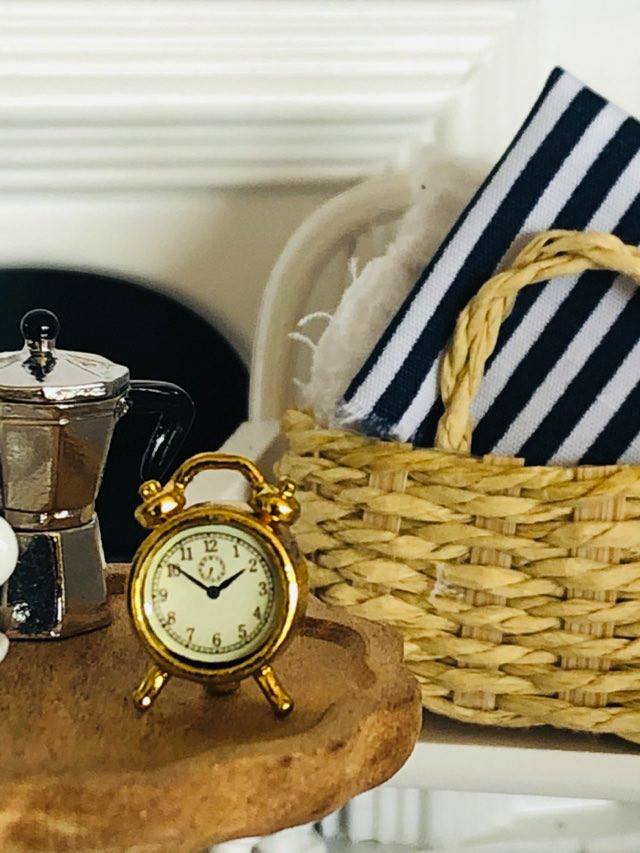 Alarm Clock - Gold - Miniature