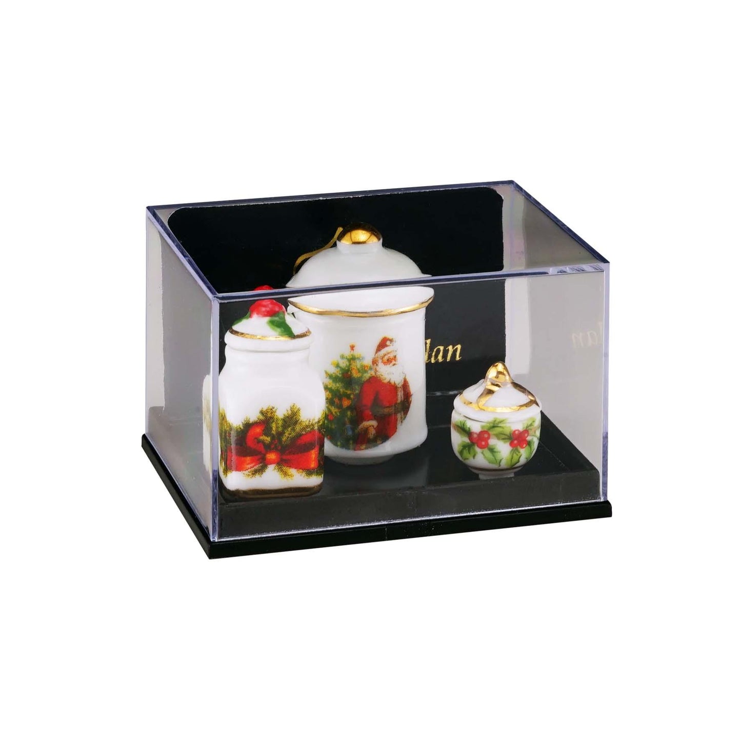 Christmas Jars - Set of 3 - Miniature