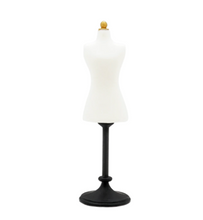 Dressmaker's mannequin - White - 8.5 cm high - Miniature