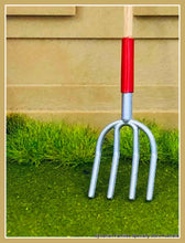 Dollshouse miniature diorama grass rake