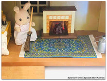 Sylvanian Families blue turkish rug