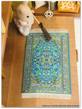 Blue rug - Medium size  - 10 cm x 15 cm