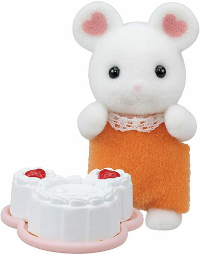 Sylvanian Families Baby Treat Series - Mouse figure with accessory