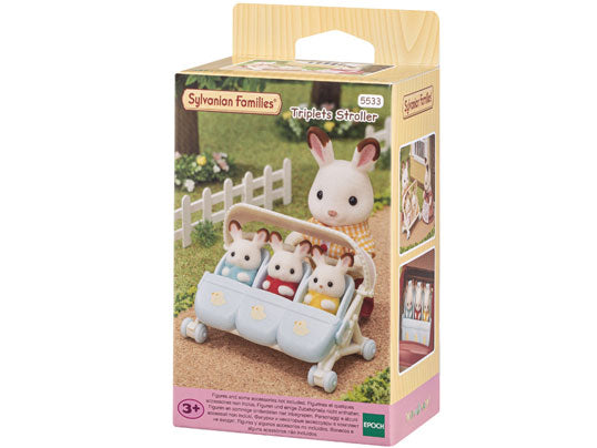 Sylvanian Families Stroller for Triplets
