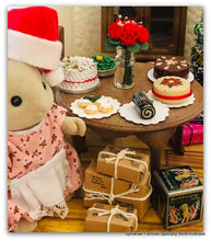 Sylvanian Families Christmas scene parcels and presents