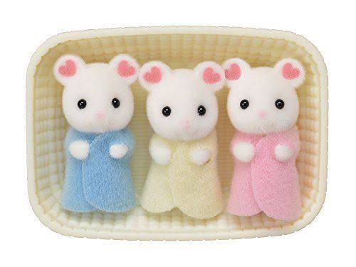 Sylvanian Families Marshmallow Triplet Babies