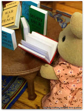 Sylvanian Families Library Classics books miniature