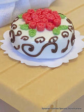 Cake Miniature roses Dollshouse 1:12 suits Sylvanian Families