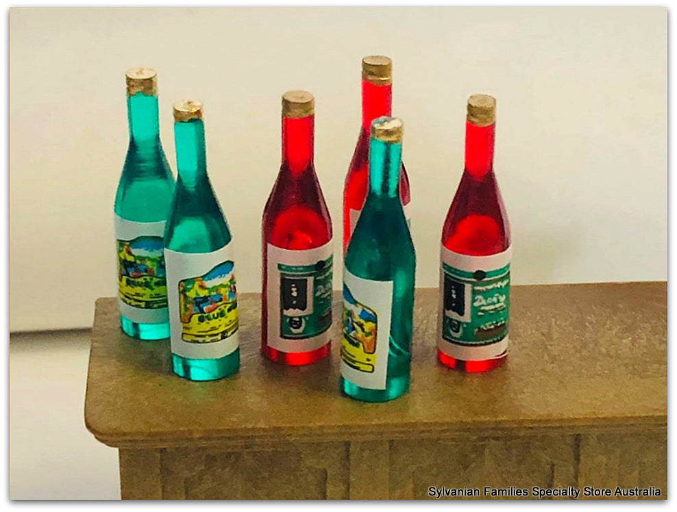 Dollshouse miniature bottles
