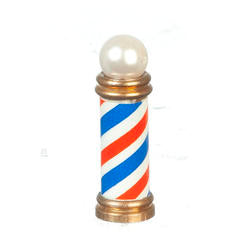 Barber pole x 1 - Miniature