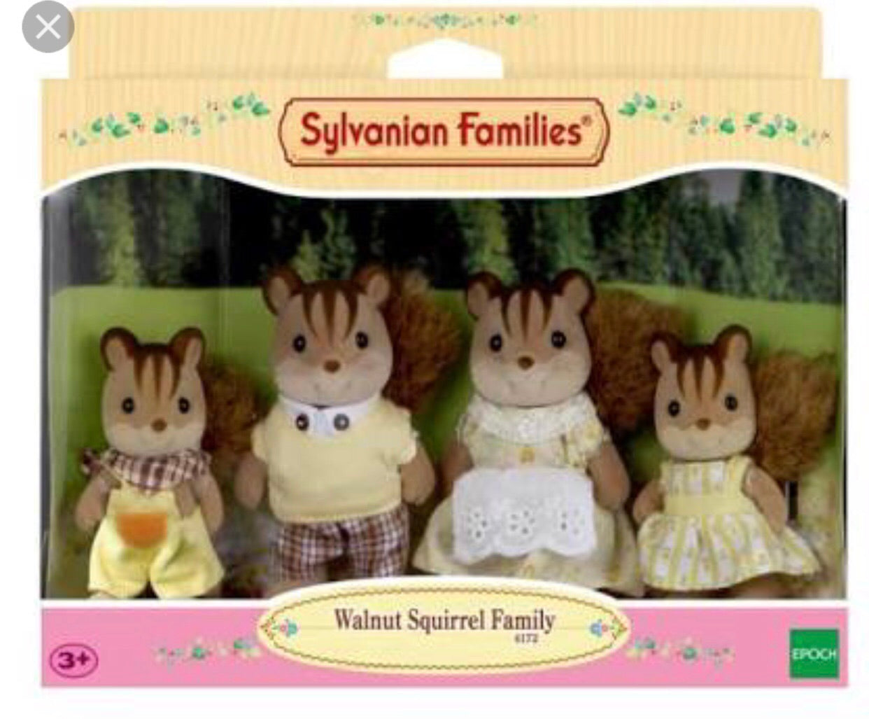 Sylvanian Families Walnut Squirrel Family