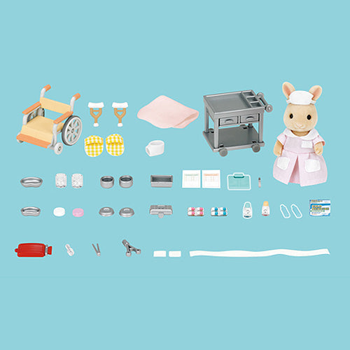 Sylvanian Families Nurse and hospital scene