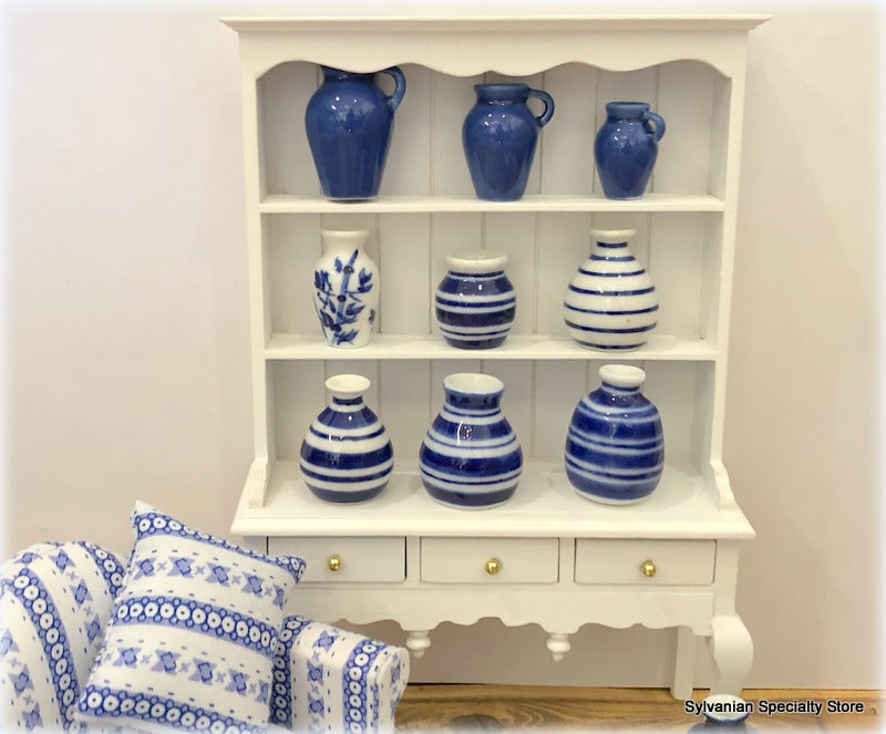 Dollshouse miniature Blue accessories Dollhouse Accessories Australia