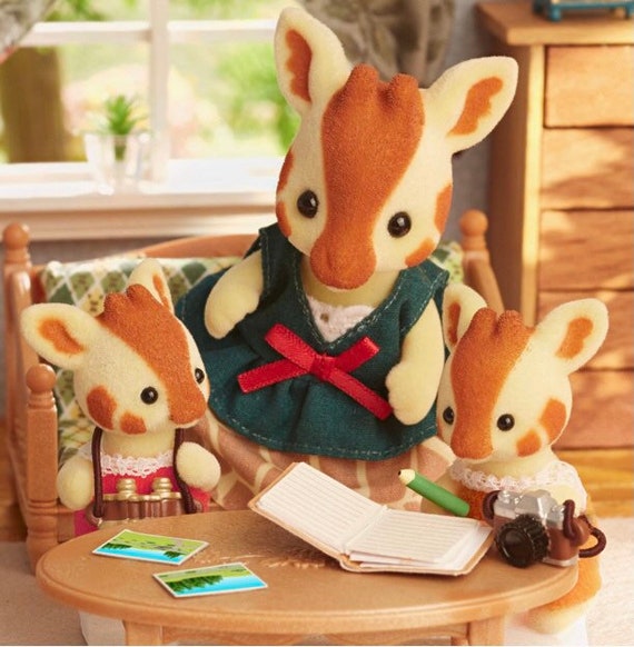 The Sylvanian Families Highbranch Giraffe Family - 2022