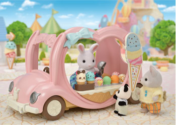 The Sylvanian Families Icecream Van - a summery delight!