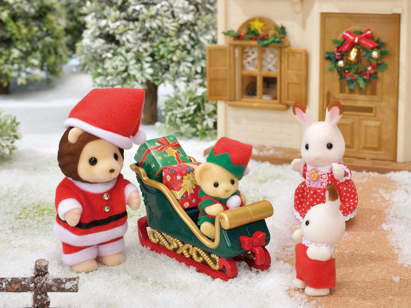 Sylvanian Families Mr Lion's Winter Sleigh - the new limited edition Christmas set