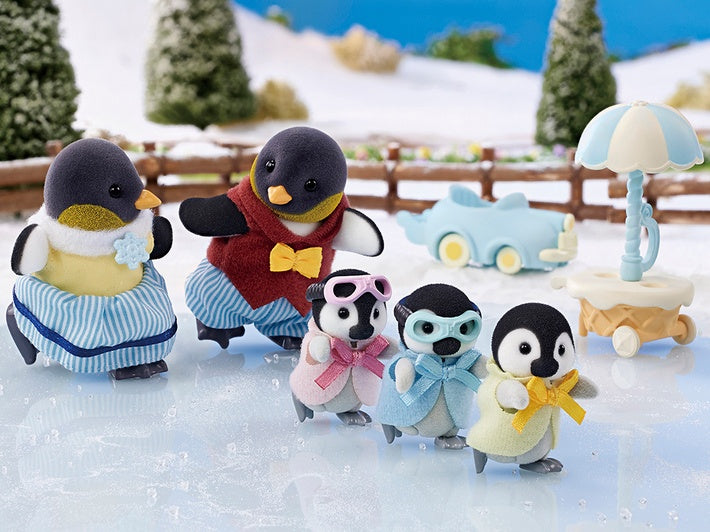 The New Sylvanian Families Waddle Penguin Family - 2023