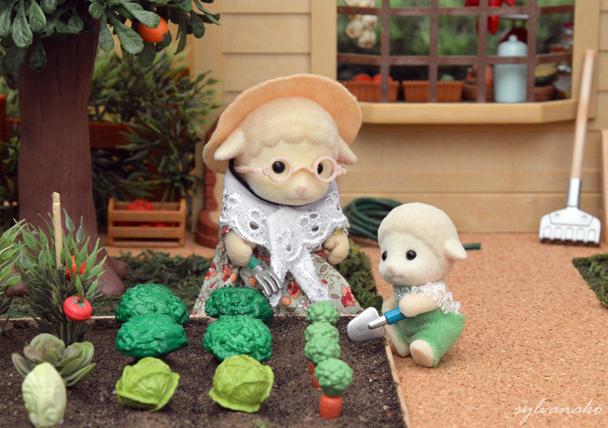 Grandparents and Grandchildren sharing a love of Sylvanian Families